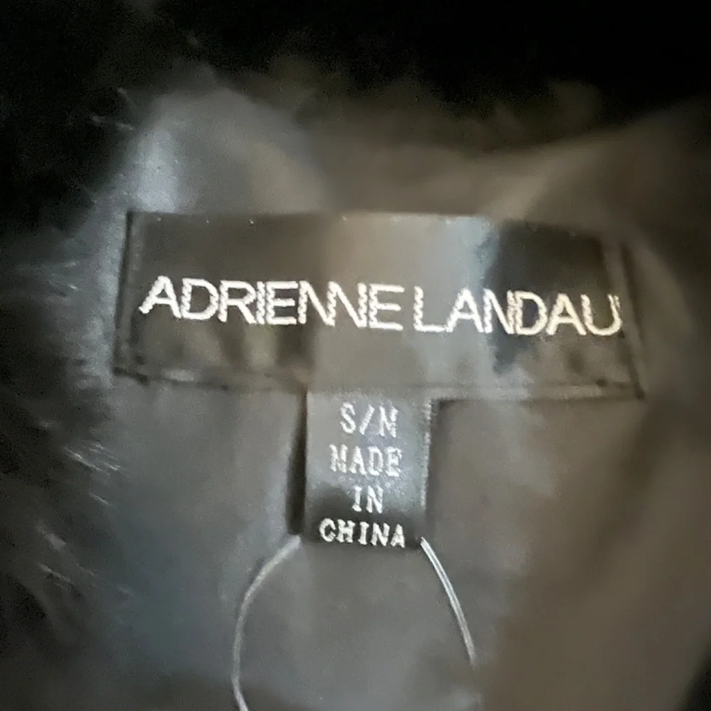 Adrienne Landau Rabbitt Fur Coat - Picture 2 of 4